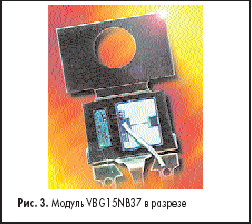 Модуль VBG15NB37 в разрезе