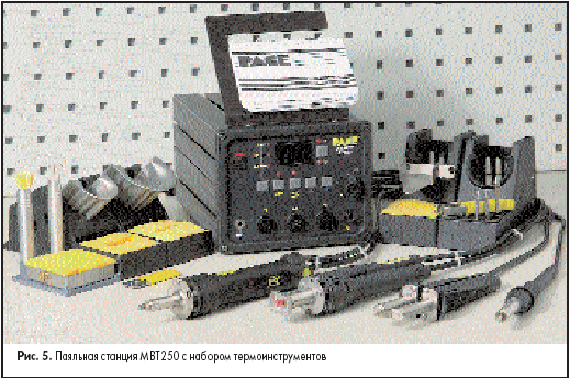 Паяльная станция MBT250 с набором термоинструментов